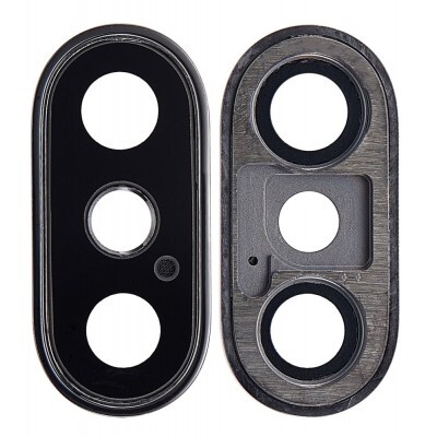 Apple iPhone XS - Replacement Camera Lens Assembly With Metal Housing - Grey