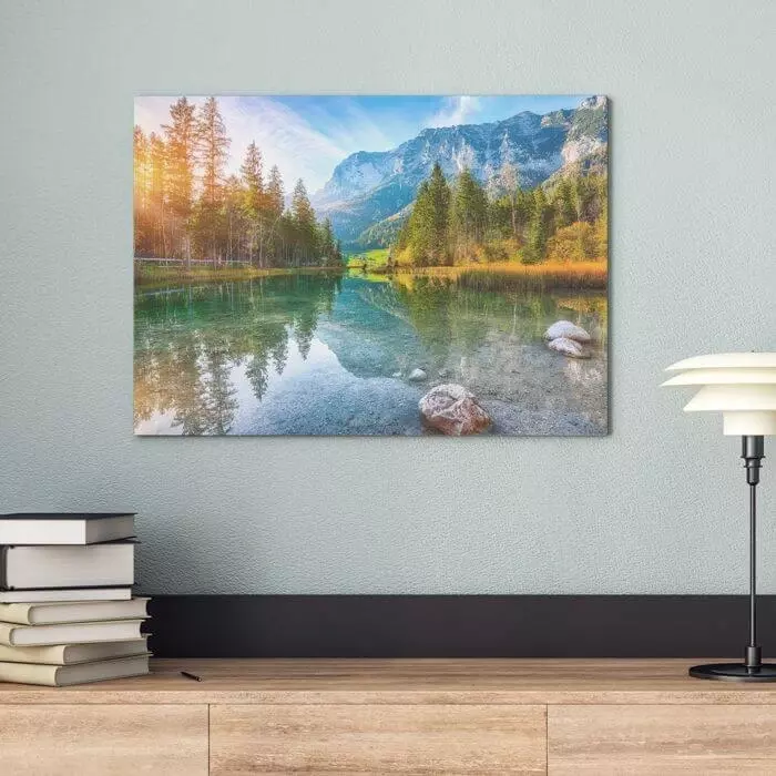 Canvas Print hanging on wall