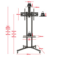 TTAP Trolley Cart - VESA 600x400 - 50 kg