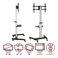 TTAP Trolley Cart 02 - VESA 600x400 - 50 kg