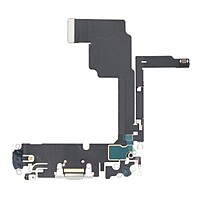 iPhone 15 Pro Max - Replacement Charging Port Flex Cable With Microphone - Natural Titanium