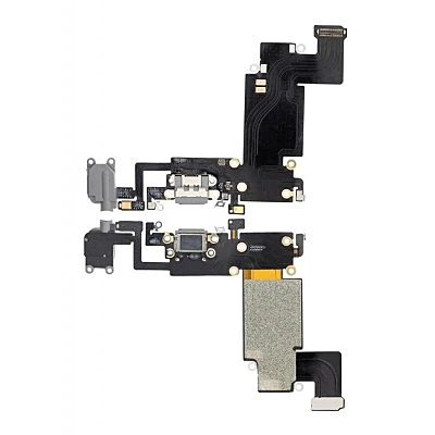 iPhone 6 Plus - Replacement Dock Charging Port Headphone Jack And Microphone Flex - White