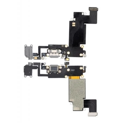 iPhone 6 Plus - Replacement Dock Charging Port Headphone Jack And Microphone Flex - White