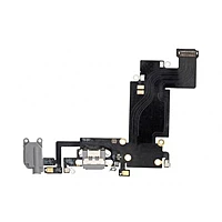 iPhone 6 Plus - Replacement Dock Charging Port Headphone Jack And Microphone Flex - White