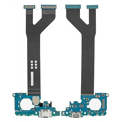 For Samsung A90 5G , A908 - Replacement Charging Port Board With Microphone - Service Pack - GH96 - 13007A