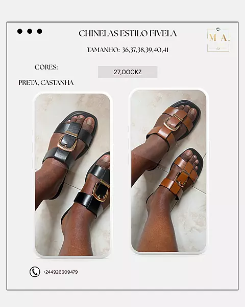 Chinelas/Fivelas