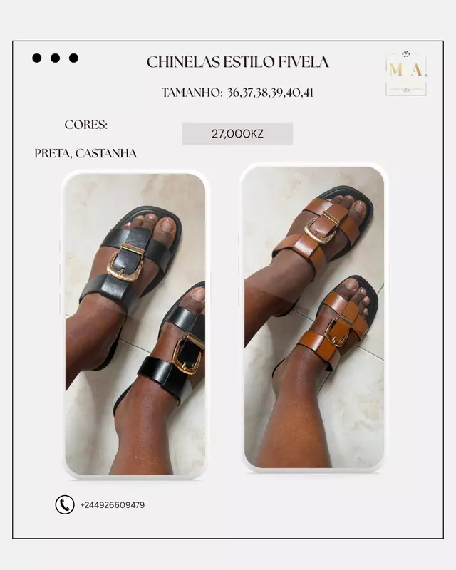 Chinelas/Fivelas