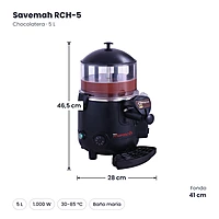Medidas Savemah RCH-5: 28 x 41 x 46.5 cm