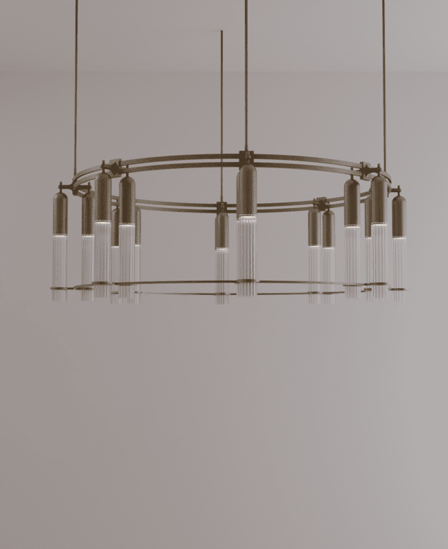The Rigata Circular Chandelier The Rigata Circular Chandelier