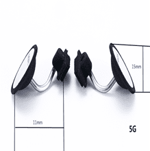 DJ Naughty Dragon WPL D12 Micro Card Upgrade Modified Circular Simulation Rearview Mirror