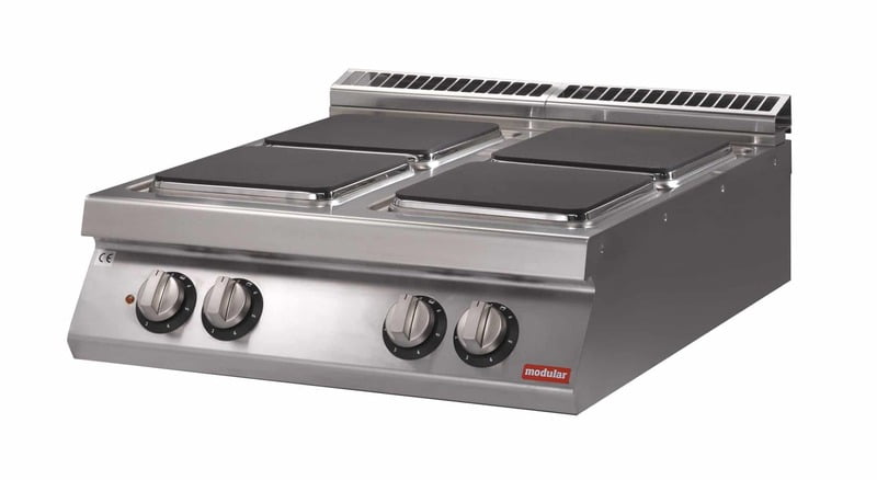 Cocina eléctrica de placa cuadrada sobremesa S.700 SV 78 PCEQ-T