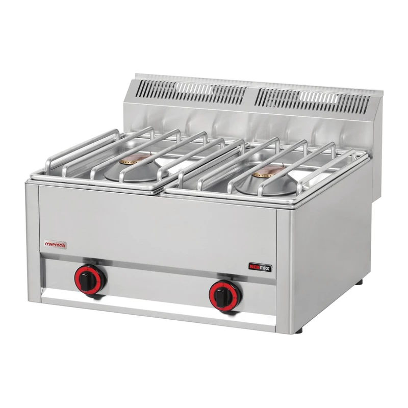 Cocina a gas 2 fuegos alta potencia Serie 600 Savemah CG-2 F2