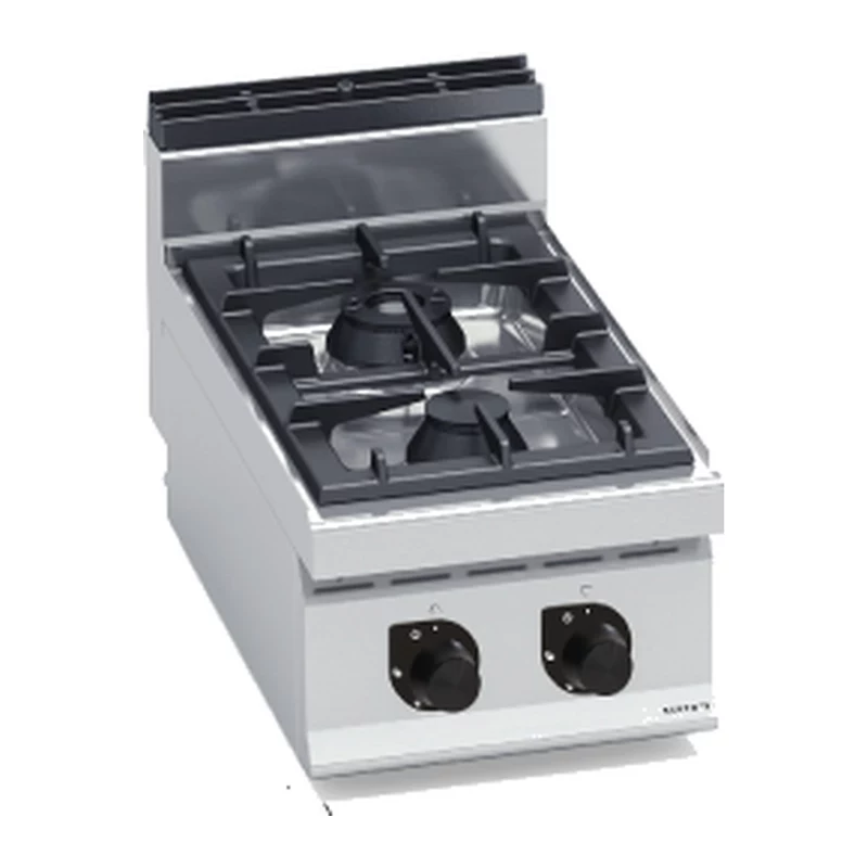 Cocina a gas Bertos Macros 700 G7F2B 2 fuegos de sobremesa