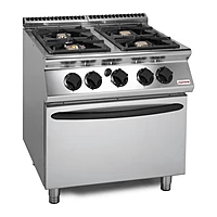 Cocina a gas 4 fuegos con horno Savemah SV 98 CFGBI