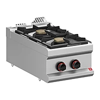 Cocina a gas Romagsa NEO700 CG74B 2 fuegos de sobremesa