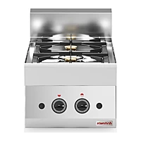 Cocina a gas sobremesa 2 fuegos Savemah SV 654 PLG