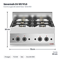 Medidas Savemah SV 657 PLG: 70 x 65 x 30 cm