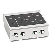 Cocina de inducción Bertos S700 SE7P4B/IND 4 zonas de sobremesa