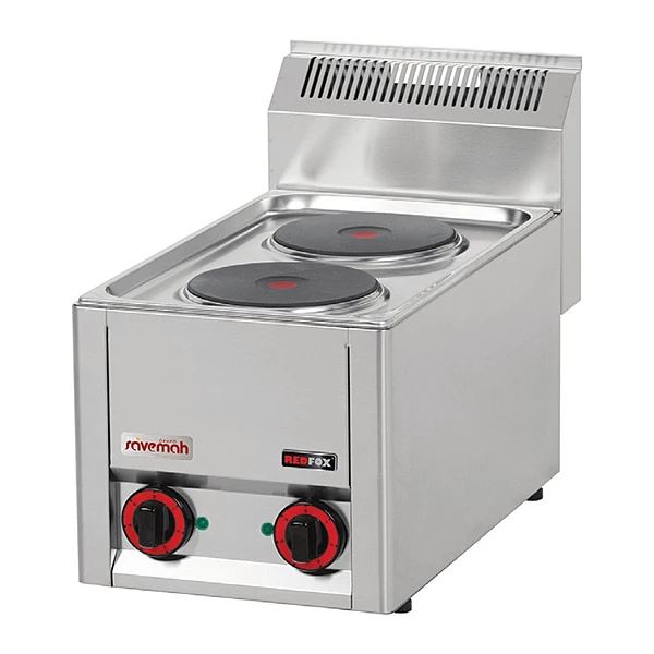 Cocina eléctrica 2 placas Serie 600 Savemah CE-2F MONO