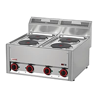 Cocina eléctrica 4 placas Serie 600 Savemah CE-4F TRI