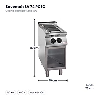 Medidas Savemah SV 74 PCEQ: 40 x 73 x 87 cm