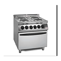 Cocina eléctrica 4 placas redondas con horno Savemah SV 78 CFE