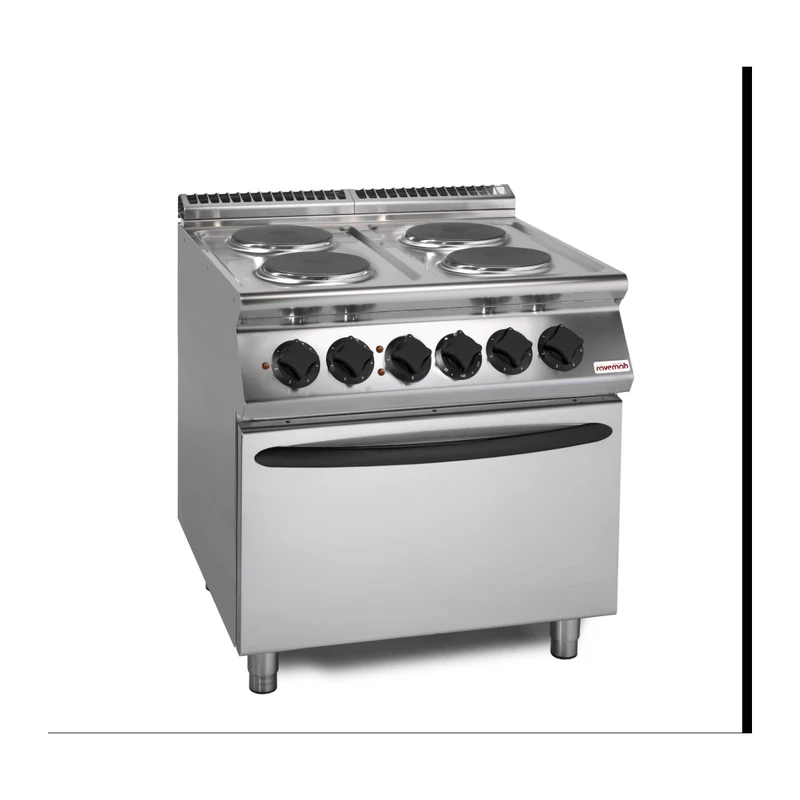 Cocina eléctrica 4 placas redondas con horno Savemah SV 78 CFE