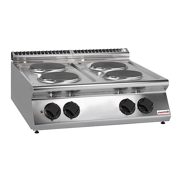Cocina eléctrica 4 placas redondas sobremesa Savemah SV 78 PCE-T
