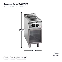 Medidas Savemah SV 94 PCES: 40 x 90 x 87 cm