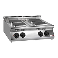 Cocina eléctrica 4 placas cuadradas sobremesa Savemah SV 98 PCES-T