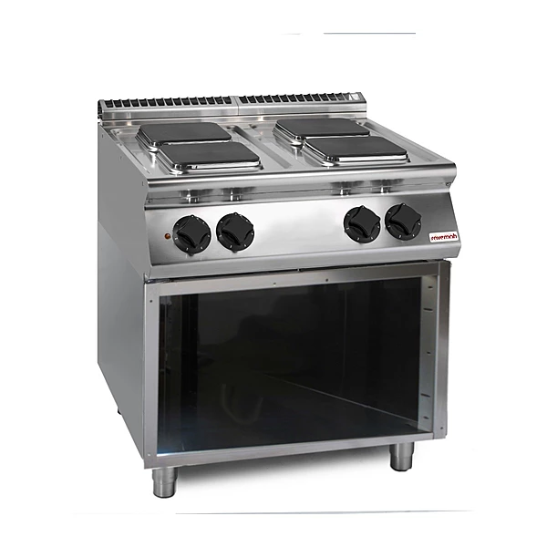 Cocina eléctrica 4 placas cuadradas Savemah SV 98 PCES