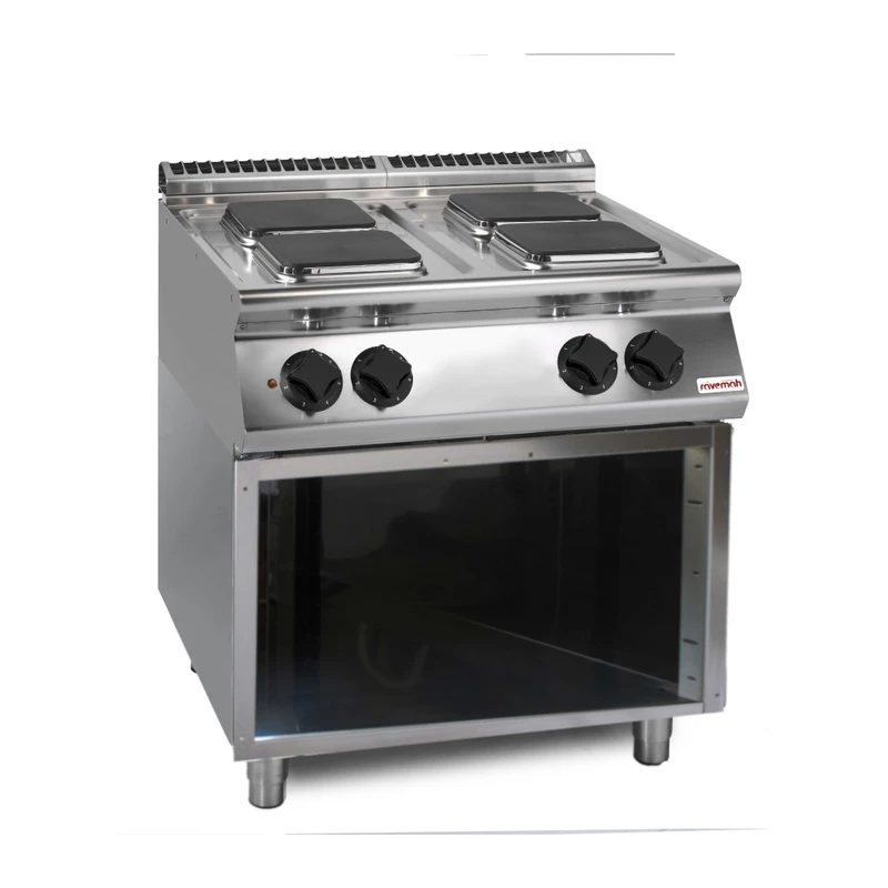 Cocina eléctrica 4 placas cuadradas Savemah SV 98 PCES
