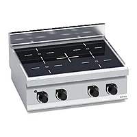 Cocina vitrocerámica Bertos Macros 700 E7P4B/VTR 4 zonas de sobremesa