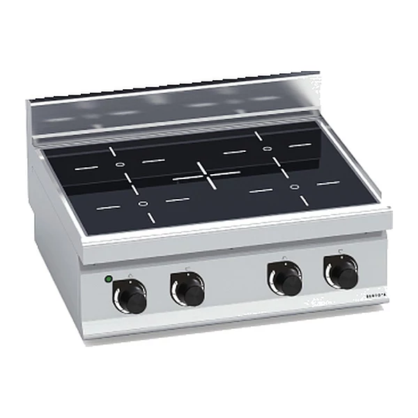 Cocina vitrocerámica Bertos Macros 700 E7P4B/VTR 4 zonas de sobremesa