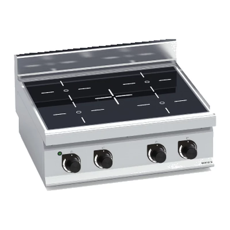 Cocina vitrocerámica Bertos Macros 700 E7P4B/VTR 4 zonas de sobremesa