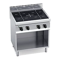 Cocina vitrocerámica Bertos Macros 700 E7P4M/VTR 4 zonas con mueble