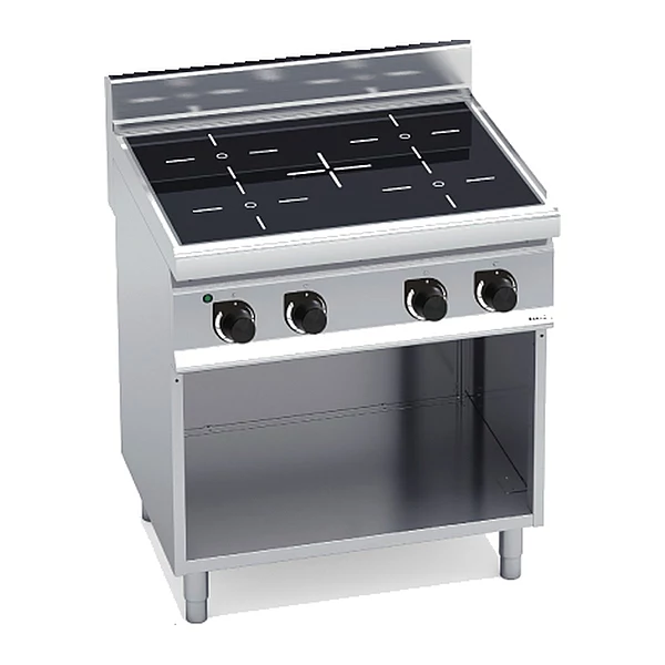 Cocina vitrocerámica Bertos Macros 700 E7P4M/VTR 4 zonas con mueble