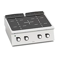 Cocina vitrocerámica Bertos S700 SE7P4B/VTR 4 zonas de sobremesa