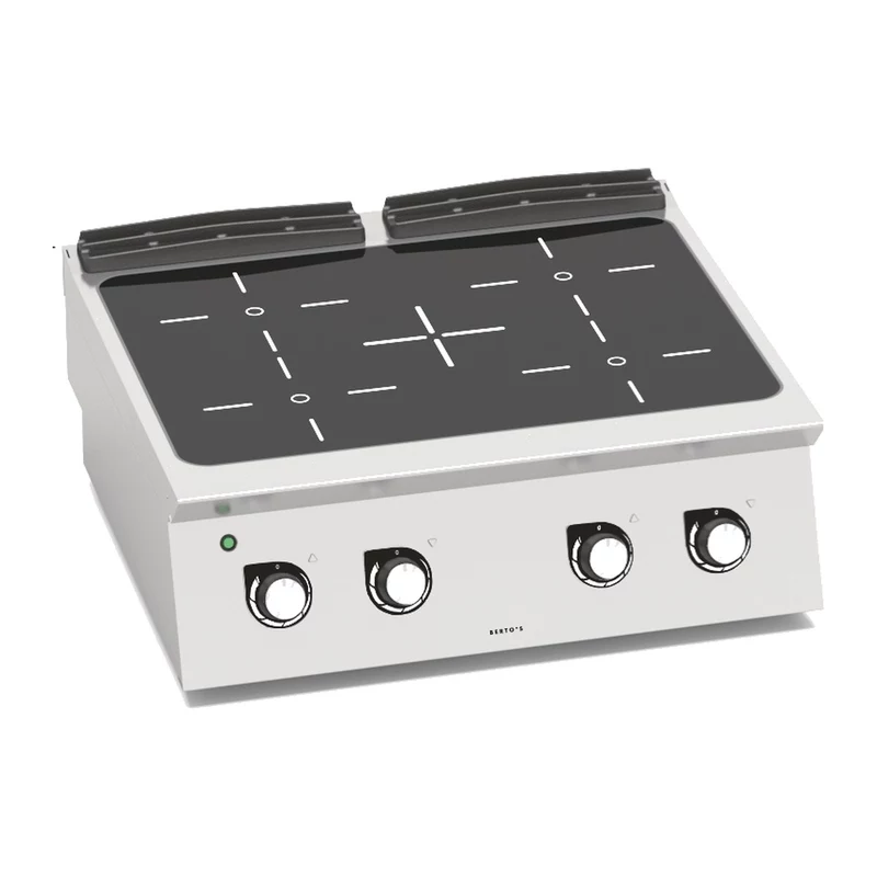 Cocina vitrocerámica Bertos S700 SE7P4B/VTR 4 zonas de sobremesa