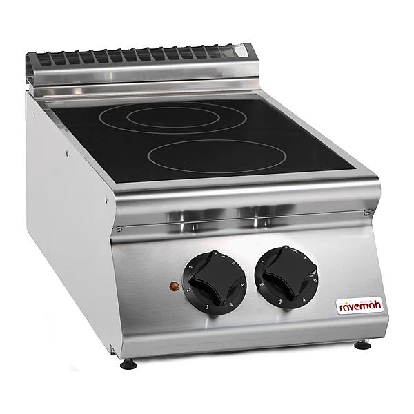 Cocina vitrocerámica 2 zonas sobremesa Savemah SV 74 PVE-T