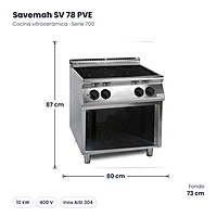 Medidas Savemah SV 78 PVE: 80 x 73 x 87 cm