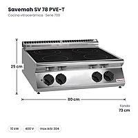 Medidas Savemah SV 78 PVE-T: 80 x 73 x 25 cm