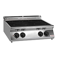 Cocina vitrocerámica 4 zonas sobremesa Savemah SV 78 PVE-T