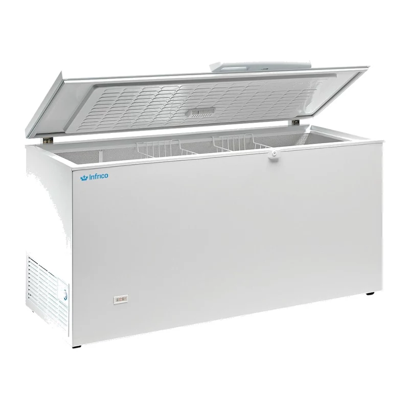 Congelador arcón con tapa abatible 439 L Infrico HF 550 AL HC