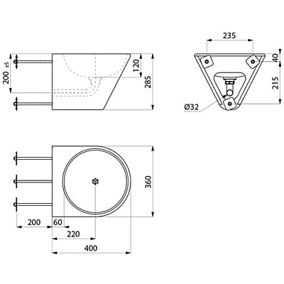 Delabie BOB TC washbasin Delabie BOB TC washbasin
