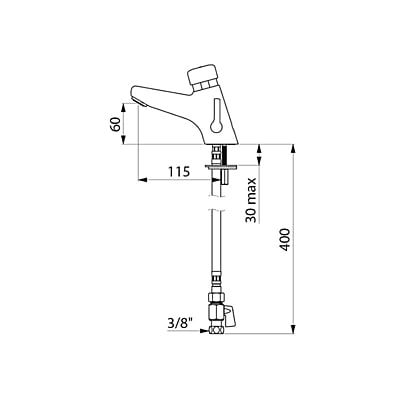 DELABIE TEMPOMIX 2 laika plūsmas maisītājs (700100) DELABIE TEMPOMIX 2 laika plūsmas maisītājs (700100)