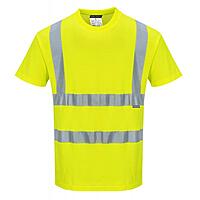 Portwest S170YERS – Hi-Vis T-shirt Korte Mouw – Geel – Cotton Comfort