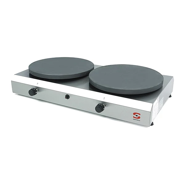 Crepera a gas doble Sammic CG-240 2 placas de 40 cm
