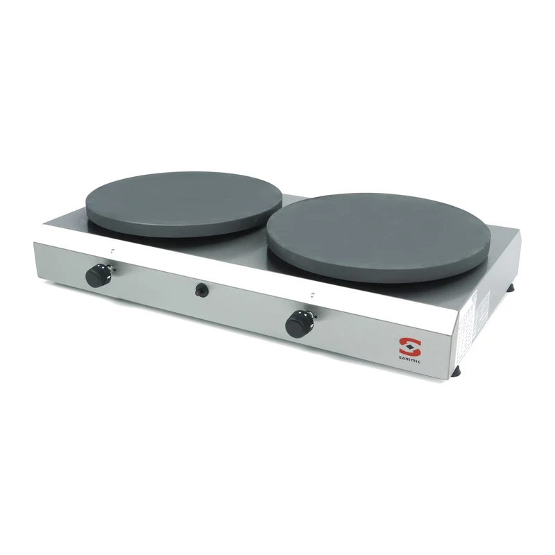Crepera a gas doble Sammic CG-240 2 placas de 40 cm