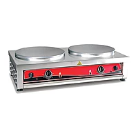 Crepera eléctrica doble Horekus DOUBLE CREP ECO con 2 placas Ø 40 cm